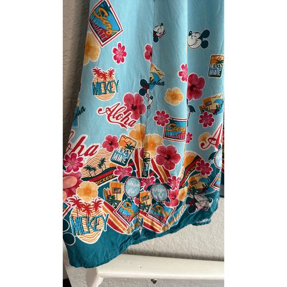 Torrid Disney Her Universe Minnie Aloha Skirt Fairy Tropical Hawaiian Resortwear - Picture 4 of 7